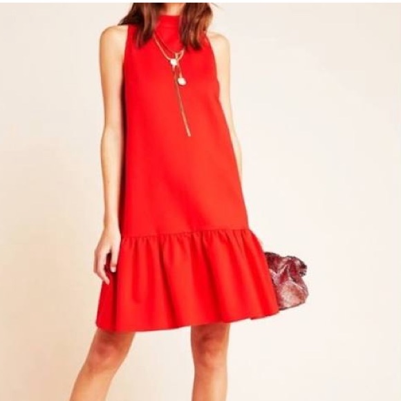 BLACK NWT Anthropology Maeve Alissa Shift Dress 👗 - Picture 3 of 4